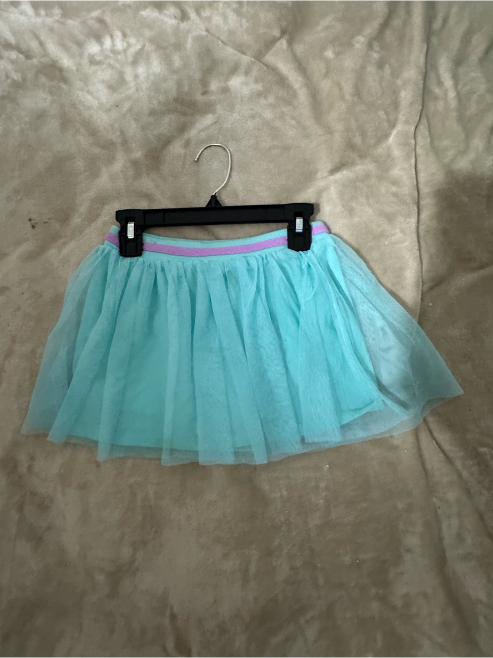 Garanimals Aqua Tulle Skirt with Pink Trim